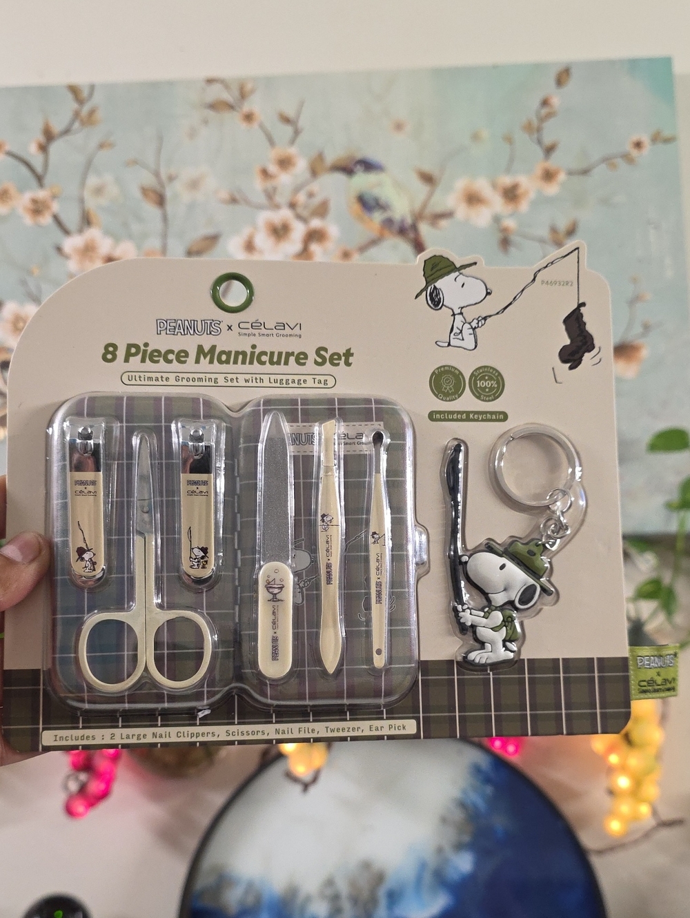 SNOOPY PEANUTS X Célavi 8 Piece Manicure Set NEW.